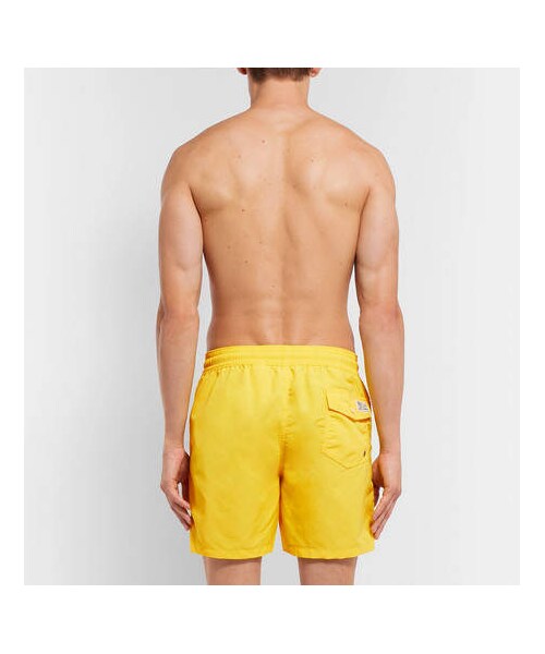 POLO RALPH LAUREN(ポロ ラルフ ローレン)の「Polo Ralph Lauren Traveller Mid-Length Swim Shorts(水着・メンズ・Yellow・S/XXL/XL/M/L)」の4枚目の写真