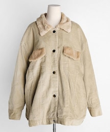 DHOLIC | ファーポイントコーデュロイジャケット(その他アウター)