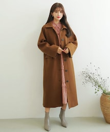 DHOLIC | ラグランスリーブボクシーロングコート(その他アウター)