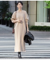 ADAM ET ROPE' | 裏毛スウェットワンピース(ワンピース/ドレス)