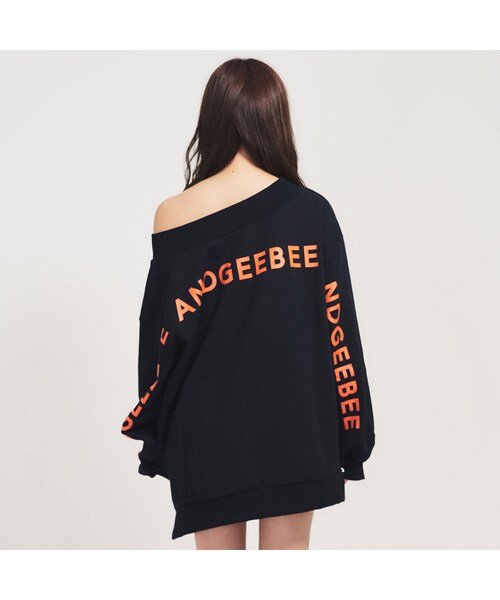 ANDGEEBEE（アンジービー）の「【ANDGEEBEE】フェネックオフショルロゴスウェット　AG184CS19（パーカー・レディース・その他）」の10枚目の写真