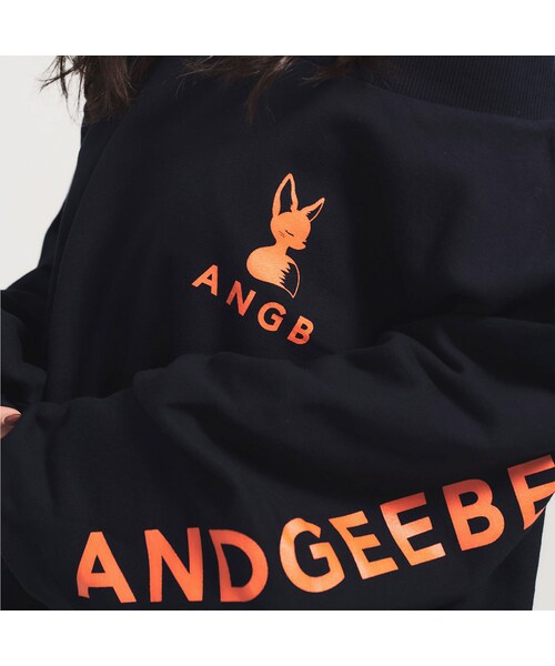 ANDGEEBEE（アンジービー）の「【ANDGEEBEE】フェネックオフショルロゴスウェット　AG184CS19（パーカー・レディース・その他）」の11枚目の写真
