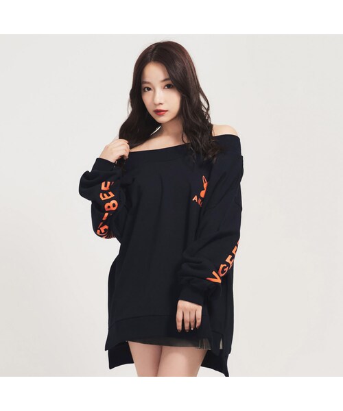 ANDGEEBEE（アンジービー）の「【ANDGEEBEE】フェネックオフショルロゴスウェット　AG184CS19（パーカー・レディース・その他）」の8枚目の写真