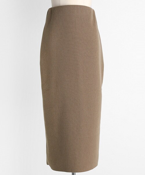 DHOLIC（ディーホリック）の「ウエストゴムHラインスリットスカート（スカート・レディース・ベージュ/グレー/ブラック/ブラウン・FREE）」の4枚目の写真