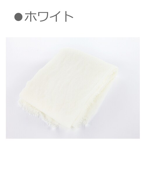 Bobon21（ボボンニジュウイチ）の「ソフトタッチウィンターストール-全２色-（ストール/ショール・レディース・ピンク/ホワイト・Free）」の2枚目の写真