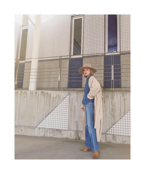 no brand（ノーブランド）の「LONG GOWN COAT（ダウンジャケット/コート・レディース・その他）」の5枚目の写真