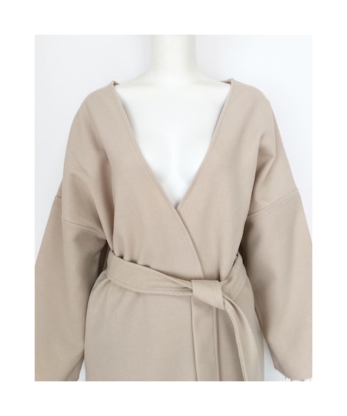 no brand（ノーブランド）の「LONG GOWN COAT（ダウンジャケット/コート・レディース・その他）」の9枚目の写真