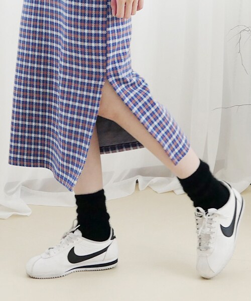 DHOLIC（ディーホリック）の「ソフトアンゴラ混ソックス（ソックス/靴下・レディース・ホワイト/グレー/イエロー/ブラック/ベージュ/ピンク・FREE）」の2枚目の写真