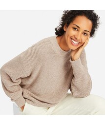 UNIQLO | カラーミックスドルマンスリーブセーター（長袖）(ニット/セーター)
