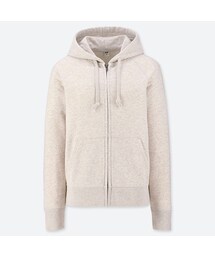 UNIQLO | スウェットフルジップパーカ（長袖）(パーカー)