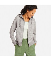 UNIQLO | スウェットフルジップパーカ（長袖）(パーカー)