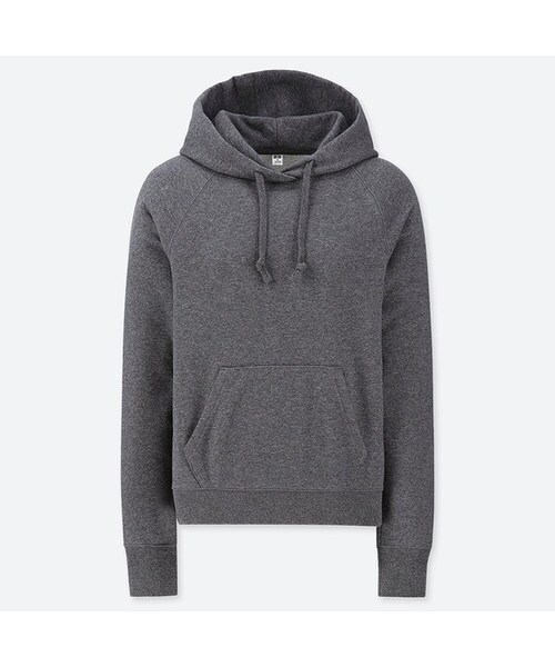 UNIQLO（ユニクロ）の「スウェットプルパーカ（長袖）（パーカー・レディース・OFF WHITE 01/BLACK 09/BLUE 63/DARK GRAY 08/GRAY 06/RED 13・XS/M/3XL/L/S/XXL/XL）」の3枚目の写真