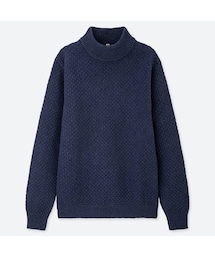 UNIQLO | ミドルゲージモックネックセーター（長袖）(ニット/セーター)