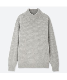 UNIQLO | ミドルゲージモックネックセーター（長袖）(ニット/セーター)