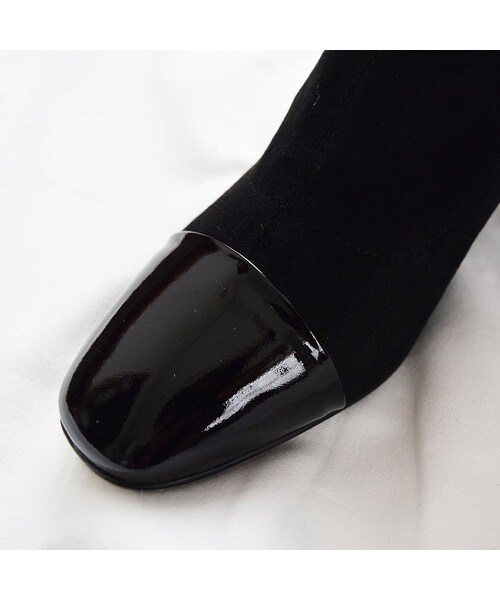 no brand（ノーブランド）の「チャンキーヒールソックスブーツ（ブーツ・レディース・その他）」の15枚目の写真