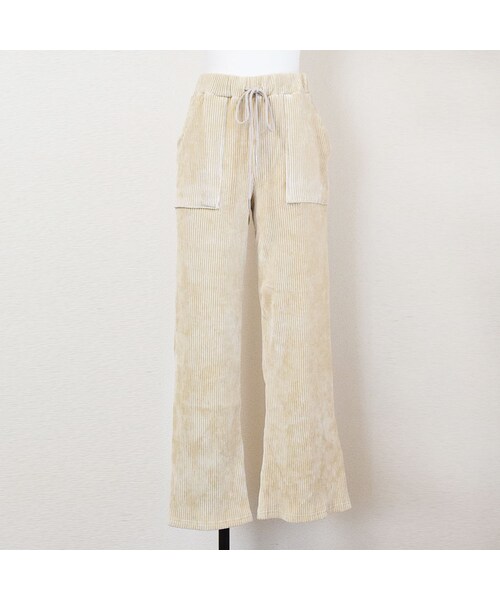 no brand（ノーブランド）の「[ NEW ]ベロアリブPT（その他パンツ・レディース・その他）」の5枚目の写真