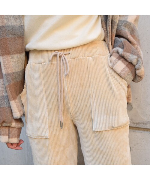 no brand（ノーブランド）の「[ NEW ]ベロアリブPT（その他パンツ・レディース・その他）」の3枚目の写真