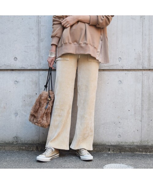 no brand（ノーブランド）の「[ NEW ]ベロアリブPT（その他パンツ・レディース・その他）」の4枚目の写真