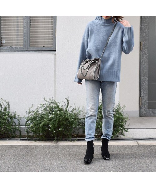 no brand（ノーブランド）の「ハイネックカラーニットPO（ニット/セーター・レディース・その他）」の5枚目の写真