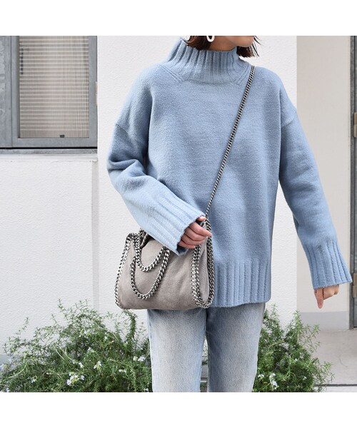 no brand（ノーブランド）の「ハイネックカラーニットPO（ニット/セーター・レディース・その他）」の4枚目の写真