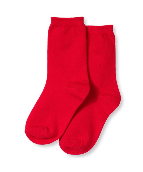 BRANSHES（ブランシェス）の「シンプル無地クルーソックス（ソックス/靴下・キッズ・イエロー/ブルー/レッド/グリーン・9cm～21cm）」の4枚目の写真