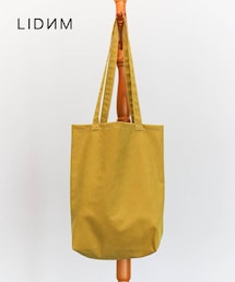LIDNM | マイクロスエードトート【イエロー】(トートバッグ)