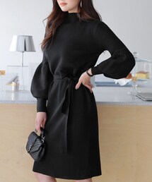 DHOLIC | ストラップSETバルーンスリーブワンピース(ワンピース)