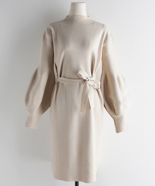 DHOLIC（ディーホリック）の「ストラップSETバルーンスリーブワンピース（ワンピース・レディース・ブラック/オレンジ/ホワイト/グリーン・FREE）」の2枚目の写真