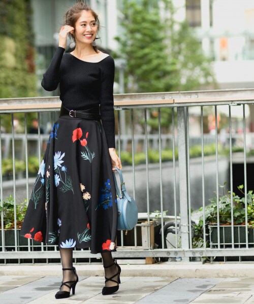 Andemiu（アンデミュウ）の「ビッグフラワースカート（）」 - WEAR