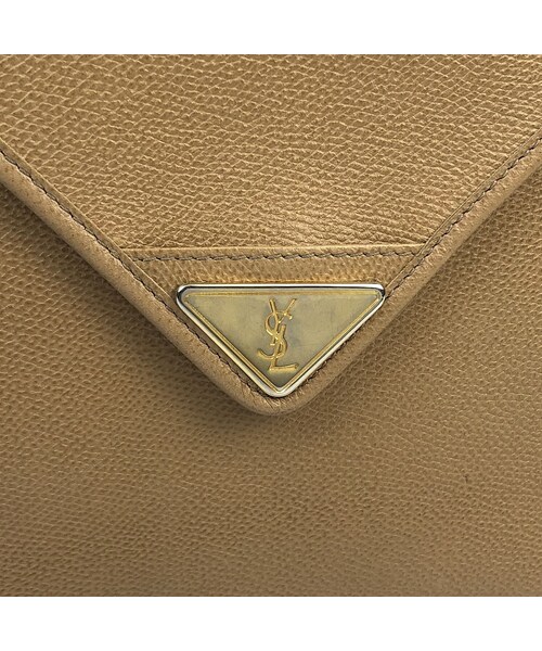 STORES.jp(ストアーズドットジェーピー)の「Yves Saint Laurent イヴ サンローラン YSL ロゴ プレート ショルダーバッグ ベージュ vintage ヴィンテージ オールド(ショルダーバッグ・レディース・その他)」の7枚目の写真
