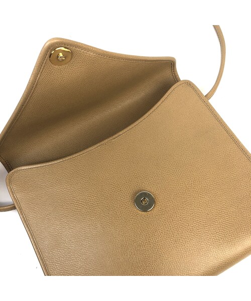STORES.jp(ストアーズドットジェーピー)の「Yves Saint Laurent イヴ サンローラン YSL ロゴ プレート ショルダーバッグ ベージュ vintage ヴィンテージ オールド(ショルダーバッグ・レディース・その他)」の8枚目の写真