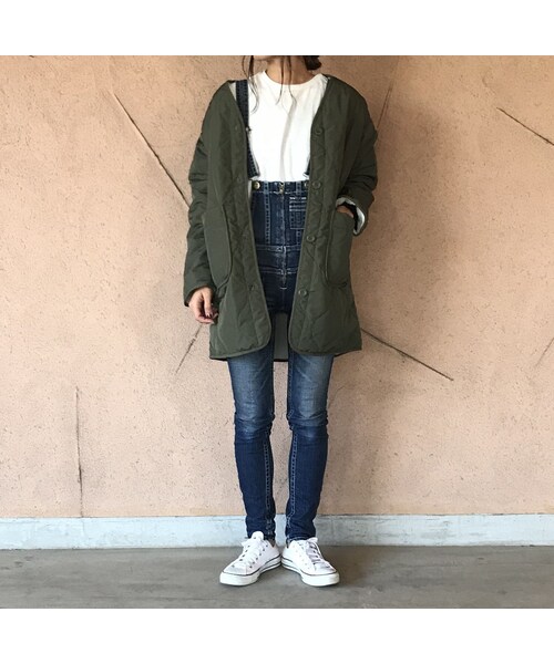 copine（コピン）の「再々入荷！大人気シリーズ！リバーシブルボア・キルティングミドル丈コート（2color）（その他アウター・レディース・その他）」の2枚目の写真
