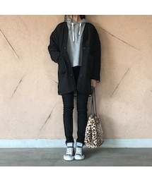 copine | 再々入荷！大人気シリーズ！リバーシブルボア・キルティングミドル丈コート（2color）(その他アウター)