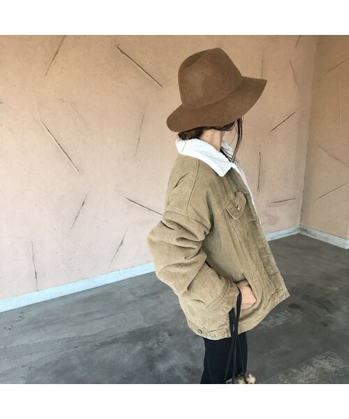 copine（コピン）の「BIGシルエット！裏ボアコーデュロイジャケット（その他アウター・レディース・その他）」の13枚目の写真