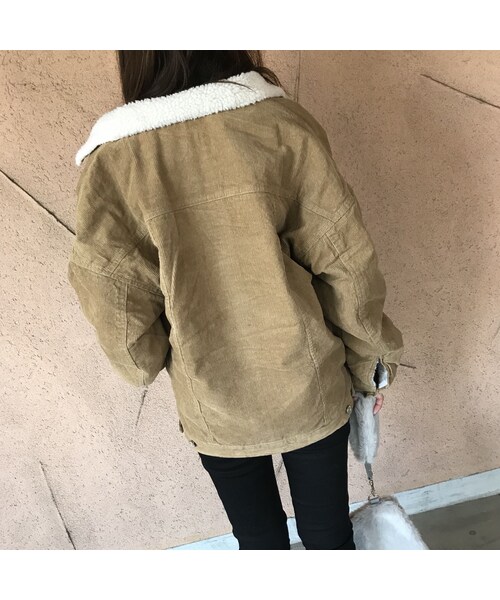 copine（コピン）の「BIGシルエット！裏ボアコーデュロイジャケット（その他アウター・レディース・その他）」の14枚目の写真