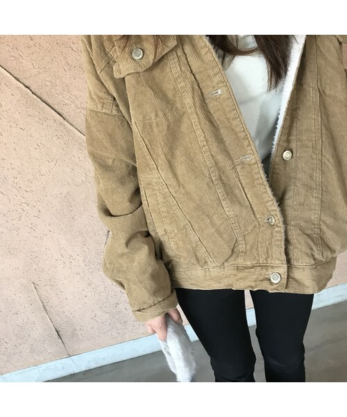 copine（コピン）の「BIGシルエット！裏ボアコーデュロイジャケット（その他アウター・レディース・その他）」の15枚目の写真