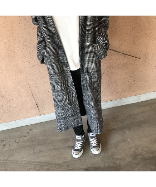 copine(コピン)の「大人カジュアル!!グレンチェックロングチェスターコート(チェスターコート・レディース・その他)」の12枚目の写真