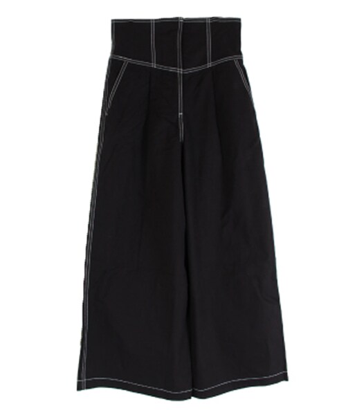 STYLEBLOCK(スタイルブロック)の「綿ツイルハイウエストコルセットパンツ(その他パンツ・レディース・ライトベージュ/ベージュ/カーキ/ブラック・M)」の1枚目の写真