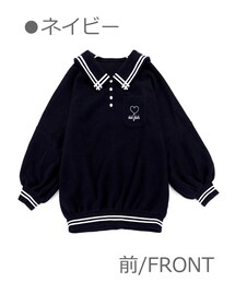 Bobon21 | セーラー風ゆるかわトップス-全3色-(シャツ/ブラウス)