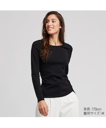 UNIQLO | コットンフライスクルーネックT（長袖）(Tシャツ/カットソー)