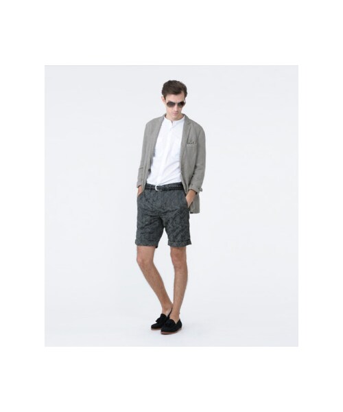 KATHARINE HAMNETT LONDON (キャサリンハムネットロンドン)の「TENCEL LINEN OVERDYE(その他・メンズ・ブルー/ベージュ・AL/S/M/L)」の4枚目の写真