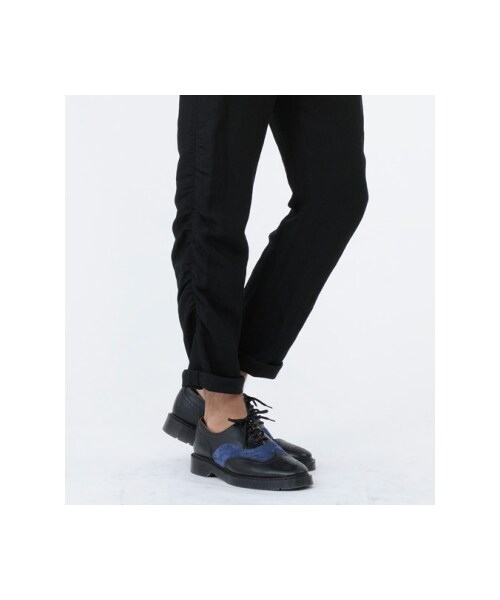 KATHARINE HAMNETT LONDON (キャサリンハムネットロンドン)の「TENCEL LINEN OVERDYE(その他・メンズ・ブラック/ブルー・L/S/M)」の4枚目の写真