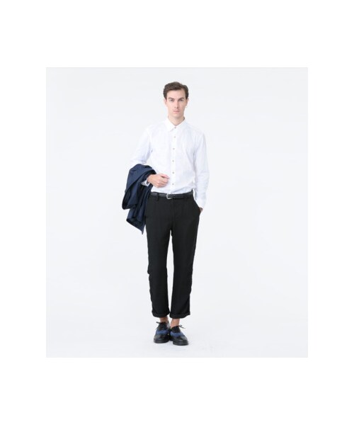 KATHARINE HAMNETT LONDON (キャサリンハムネットロンドン)の「TENCEL LINEN OVERDYE(その他・メンズ・ブラック/ブルー・L/S/M)」の7枚目の写真