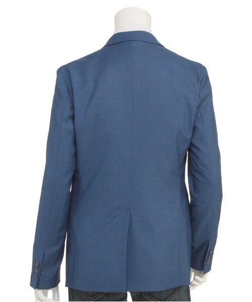 MORGAN HOMME（モルガンオム）の「TRパステル2BJK（983J41）（ジャケット/アウター・メンズ・ネイビー/ピンク/ブルー・L/AL/S/M）」の5枚目の写真