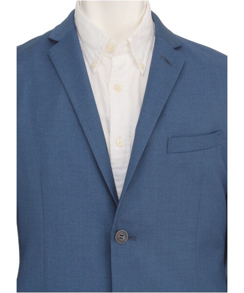 MORGAN HOMME（モルガンオム）の「TRパステル2BJK（983J41）（ジャケット/アウター・メンズ・ネイビー/ピンク/ブルー・L/AL/S/M）」の7枚目の写真