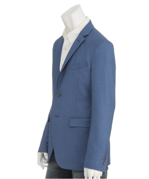 MORGAN HOMME（モルガンオム）の「TRパステル2BJK（983J41）（ジャケット/アウター・メンズ・ネイビー/ピンク/ブルー・L/AL/S/M）」の6枚目の写真