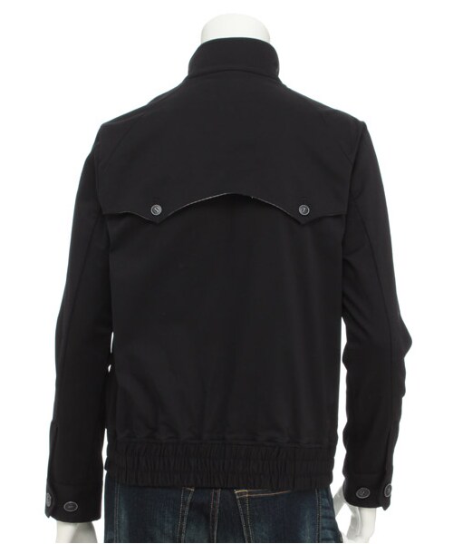 MORGAN HOMME（モルガンオム）の「トリコスイングトップ（983G41）（ジャケット/アウター・メンズ・ネイビー・L/M）」の3枚目の写真