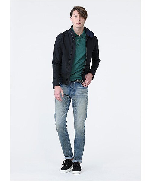 MORGAN HOMME（モルガンオム）の「トリコスイングトップ（983G41）（ジャケット/アウター・メンズ・ネイビー・L/M）」の9枚目の写真