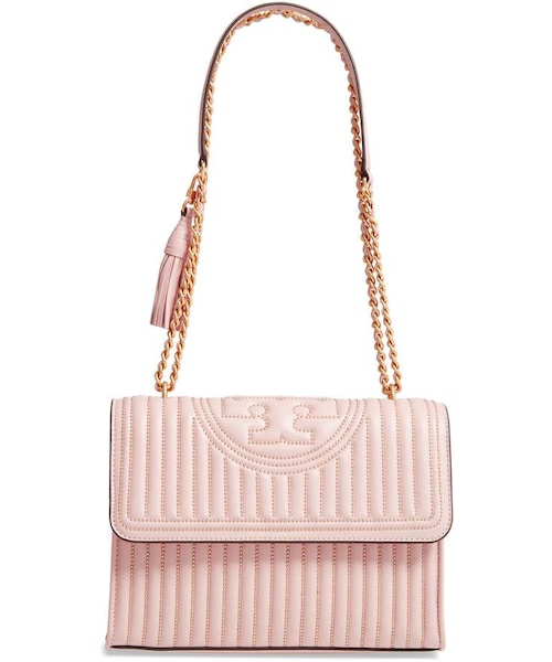 TORY BURCH（トリーバーチ）の「Tory Burch Fleming Mini Stud Leather Convertible Shoulder Bag（ショルダーバッグ・レディース・Black/Pink・One Size）」の2枚目の写真