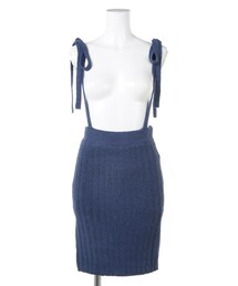 SNIDEL | サスペンダーニットスカート(スカート)